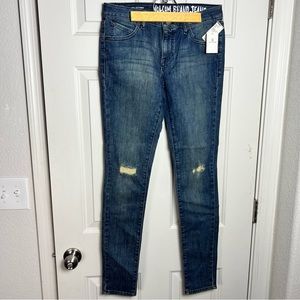 Volcum Super Stoned Skinny Jeans Women’s Size 7‎ Inseam 28 Dark Wash Denim NWT
